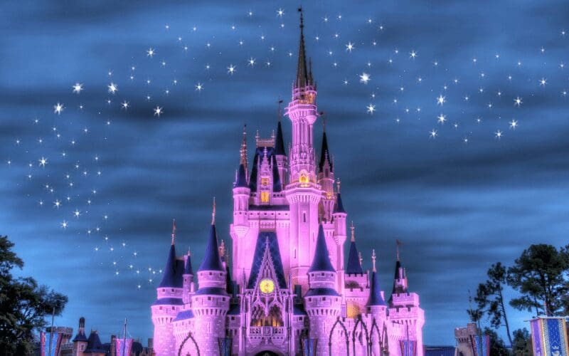 Disneyland castle famous disney movie quotes