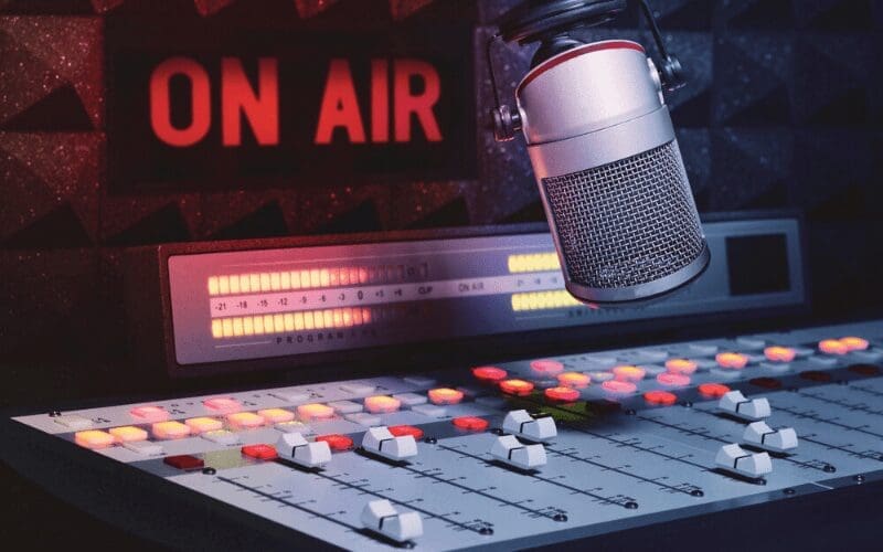 radio station on air