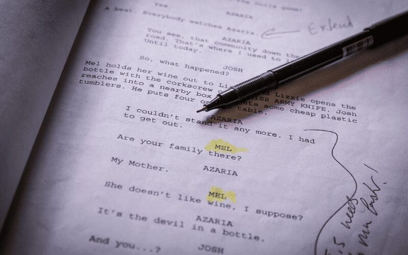 scriptwriting