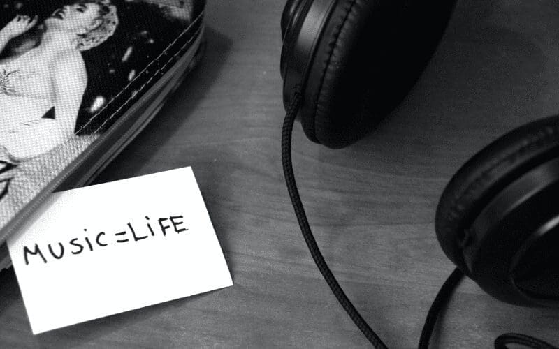 music is life and headphones