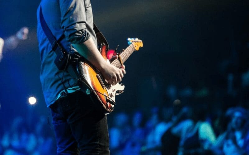 artist performing onstage