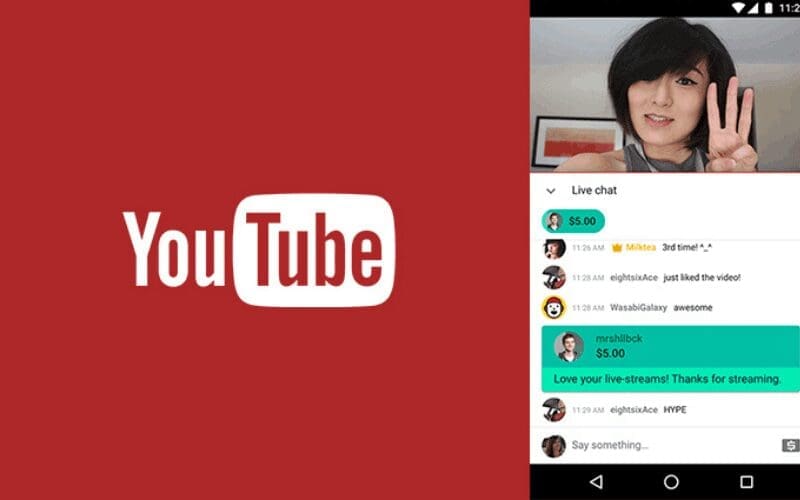youtube super chat