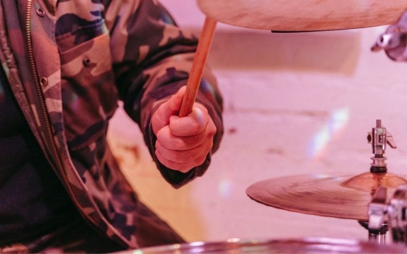 drummer playing drums
