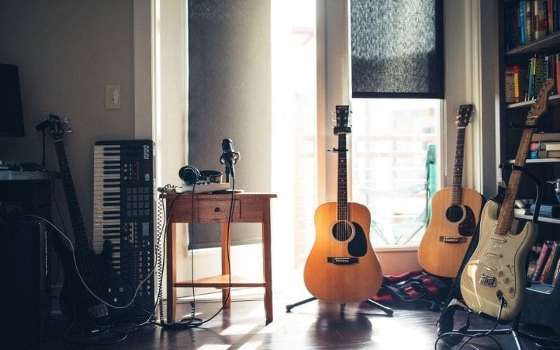 guitars and keyboard
