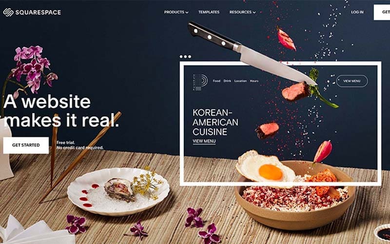 squarespace website