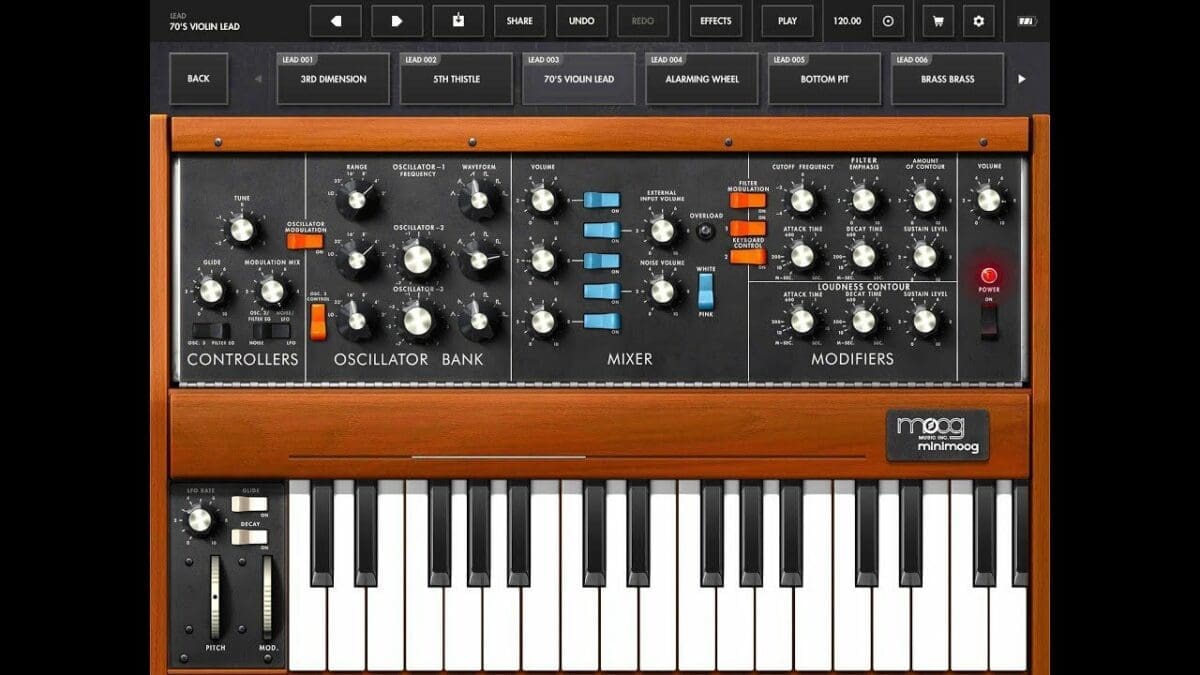 Minimoog iPad Review