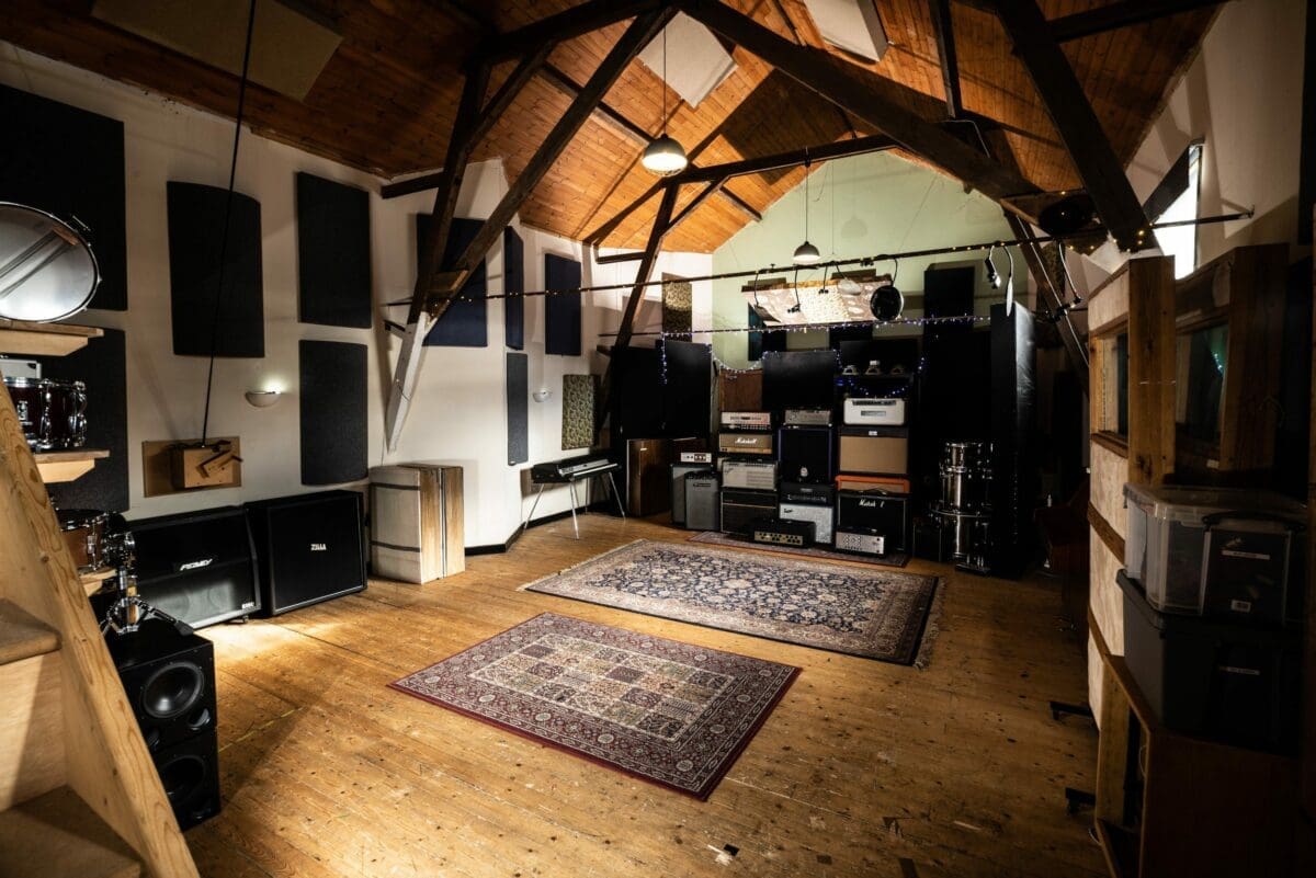 room with equipments