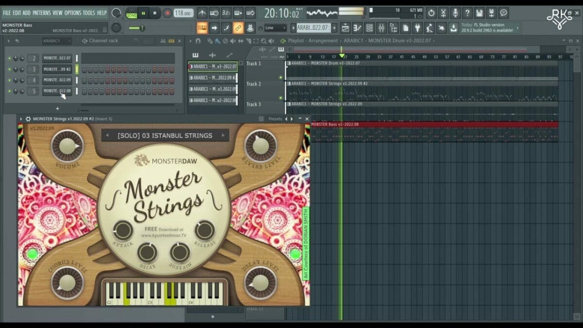 monster strings VST