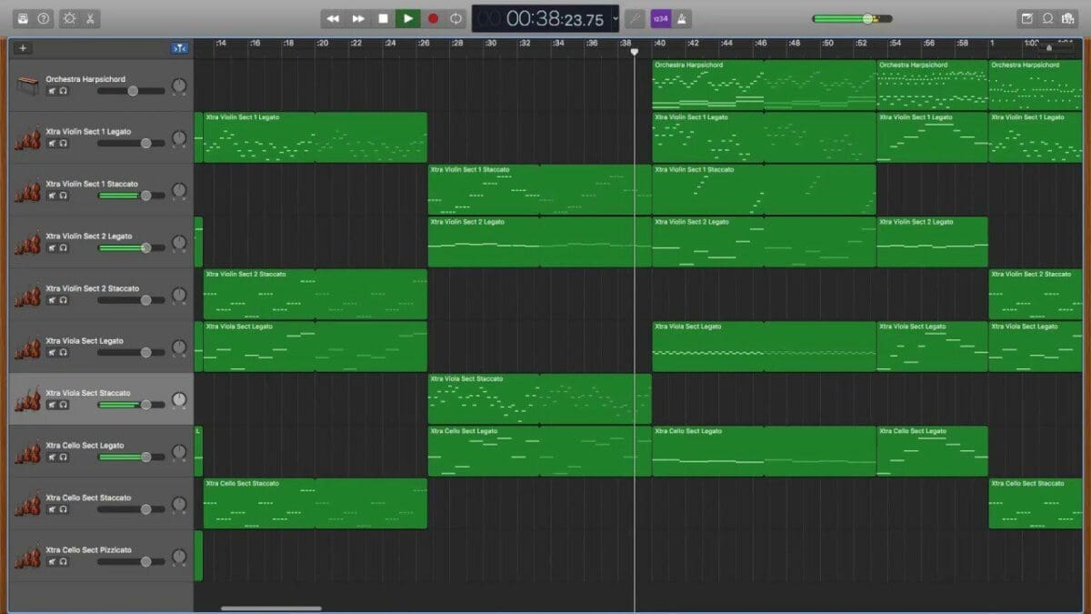 garageband harpsichord