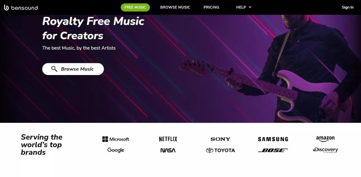 Bensound: Royalty-Free Music For Creators