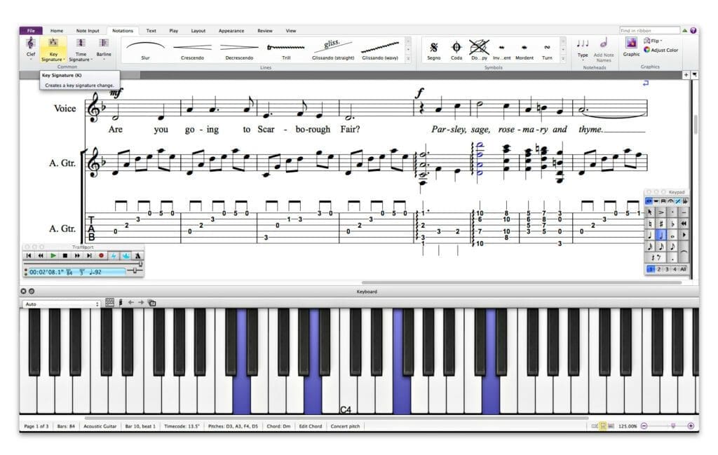 Online Music Notation