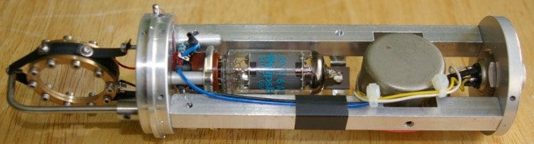 Condenser microphone inside