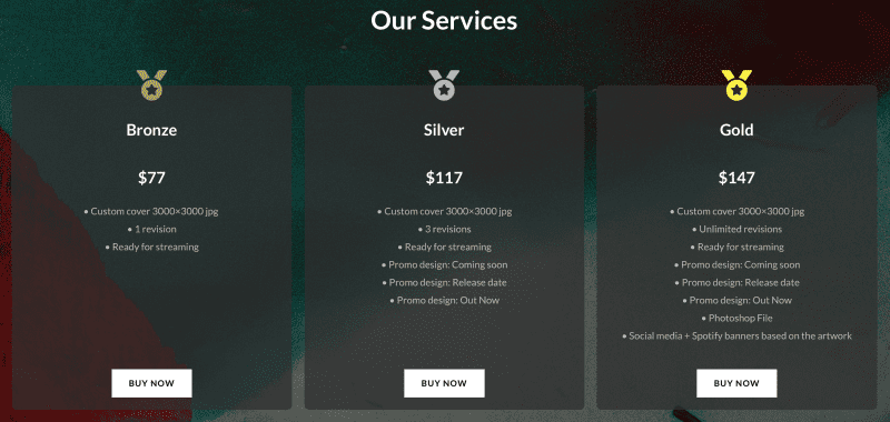 Alpha Art Pricing