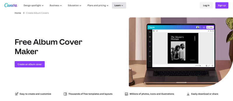 Canva Cover Art Maker