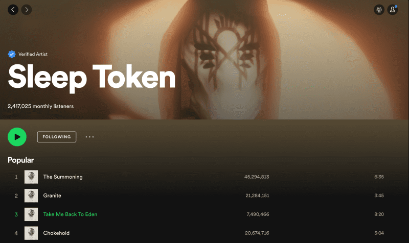 Spotify Web App