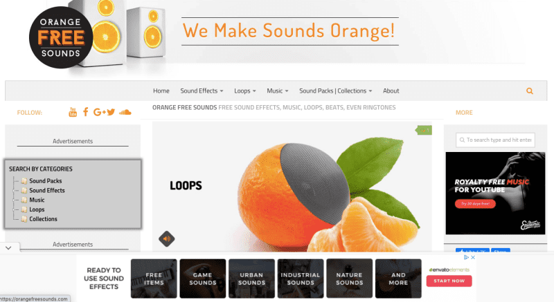 Orange Free Sounds