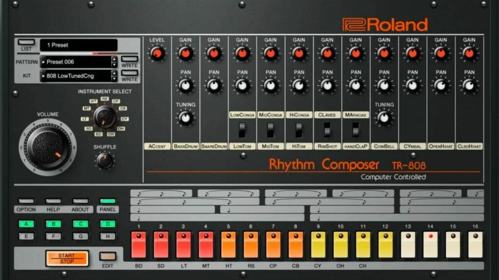 Roland Rhythm composer
