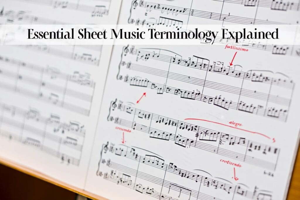 Sheet Music Terms: From Basics to Musical Expressions