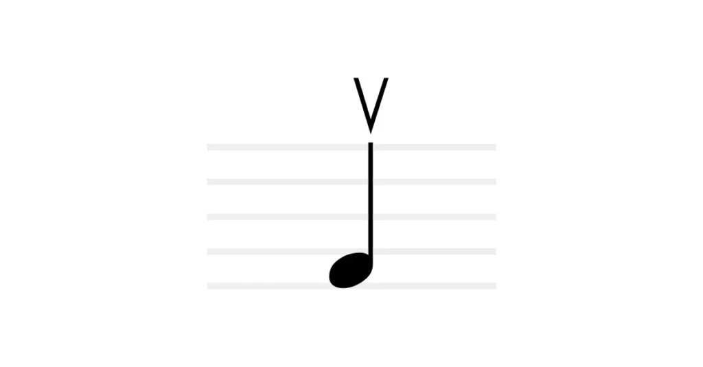 Up-bow