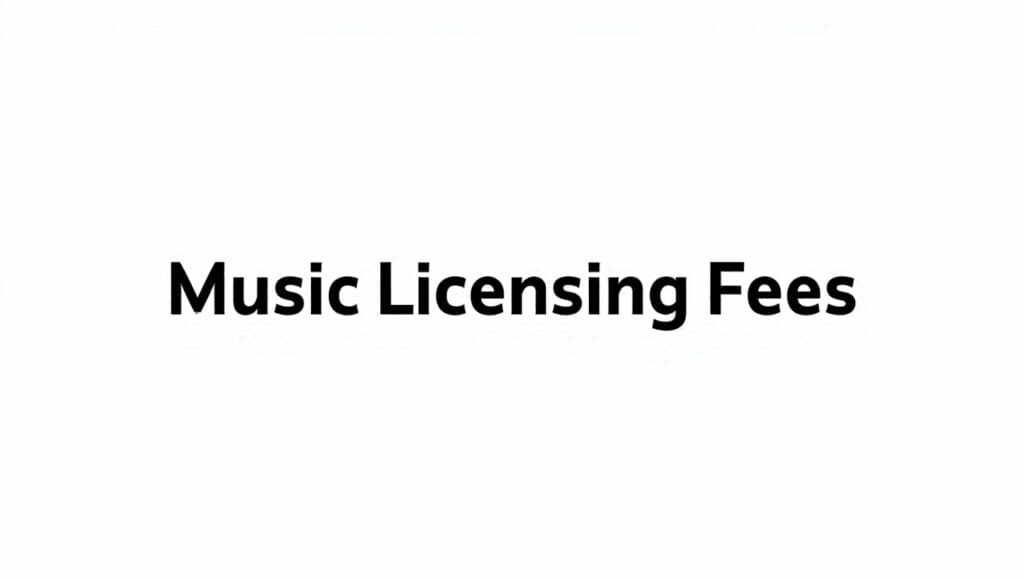 Music Licensing Fees