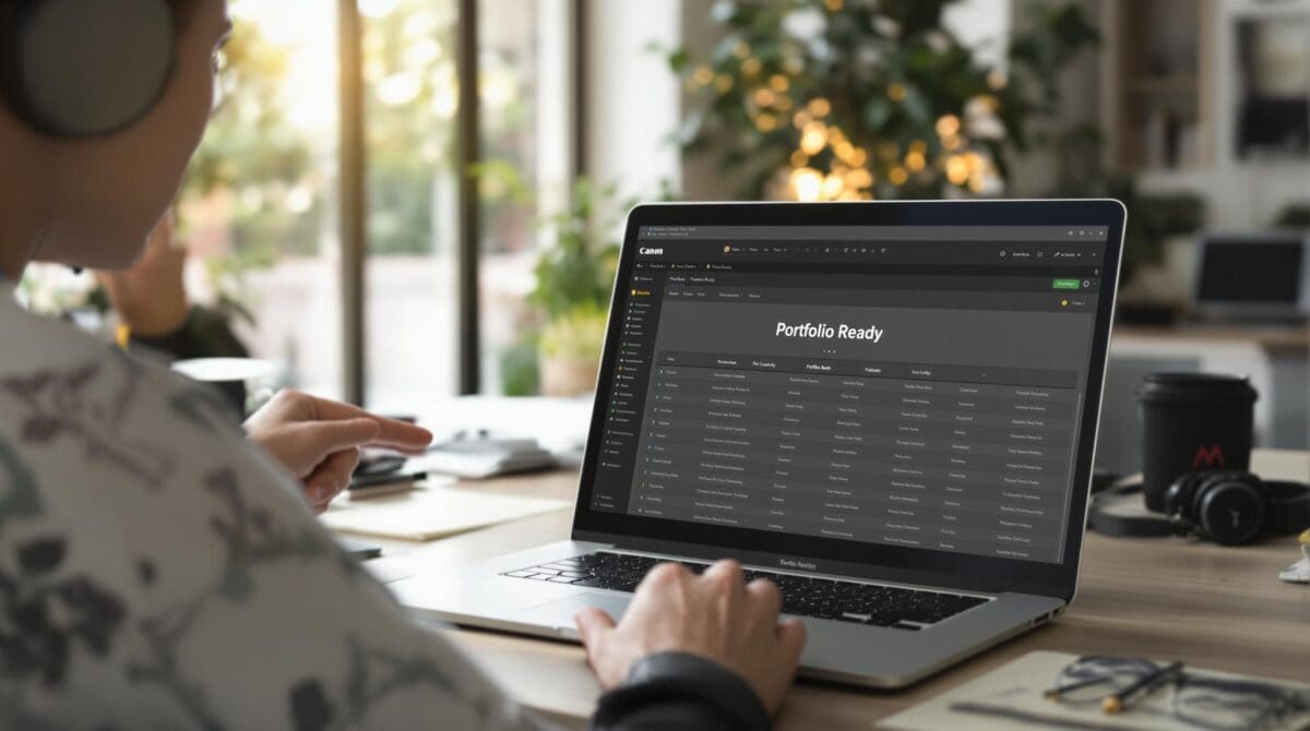 Musicians organizing digital music portfolio for licensing opportunities